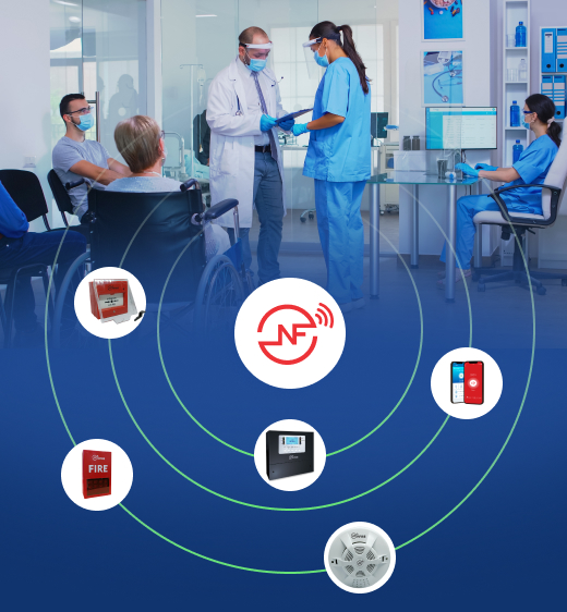 AIoT Wireless Fire Alarms for Hospitals