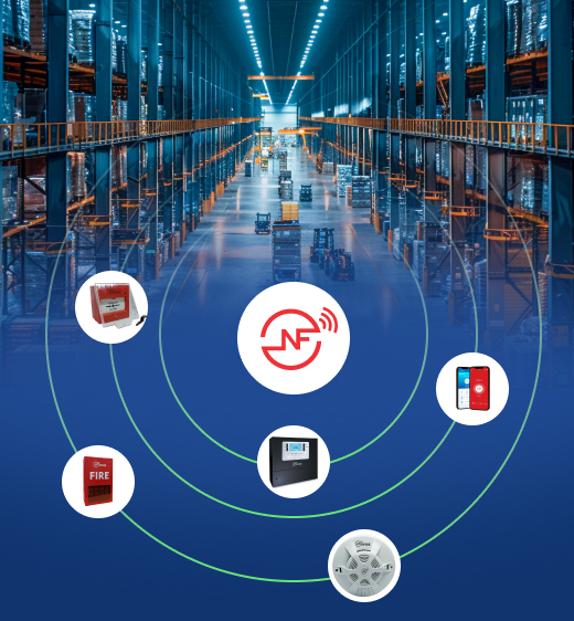 AIoT Wireless Fire Alarms for Warehouses & Logistics Parks