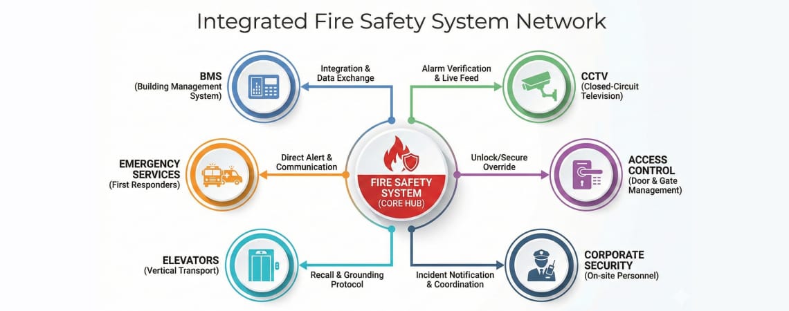 Modern fire safety systems must integrate beyond BMS Modern fire safety systems must integrate beyond BMS