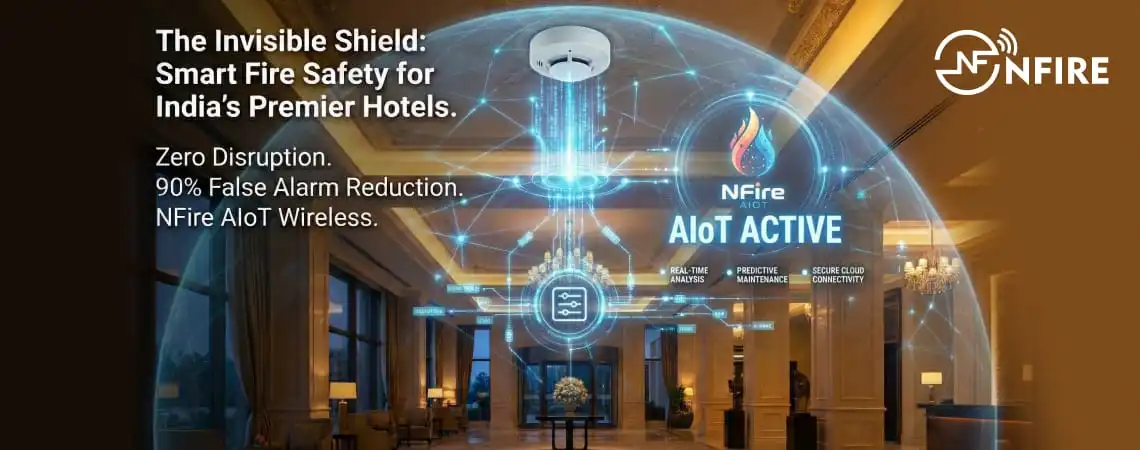 Why Hotels Are Switching to AIoT Wireless Fire Alarms