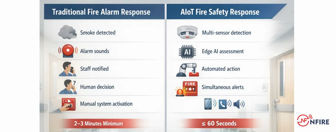 Traditional Fire Alarm Response Chain Traditional Fire Alarm Response Chain