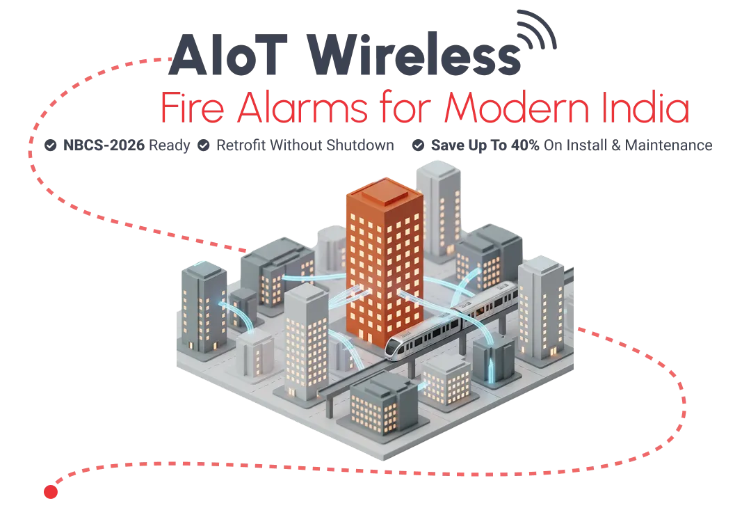 AIoT Wireless Fire Alarms for Modern India
